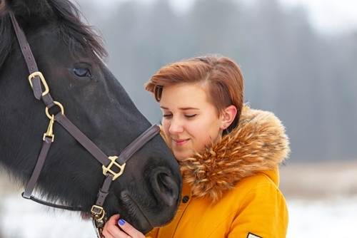 Equine-assisted therapy has been found to help teens struggling with emotional or behavioral issues.
