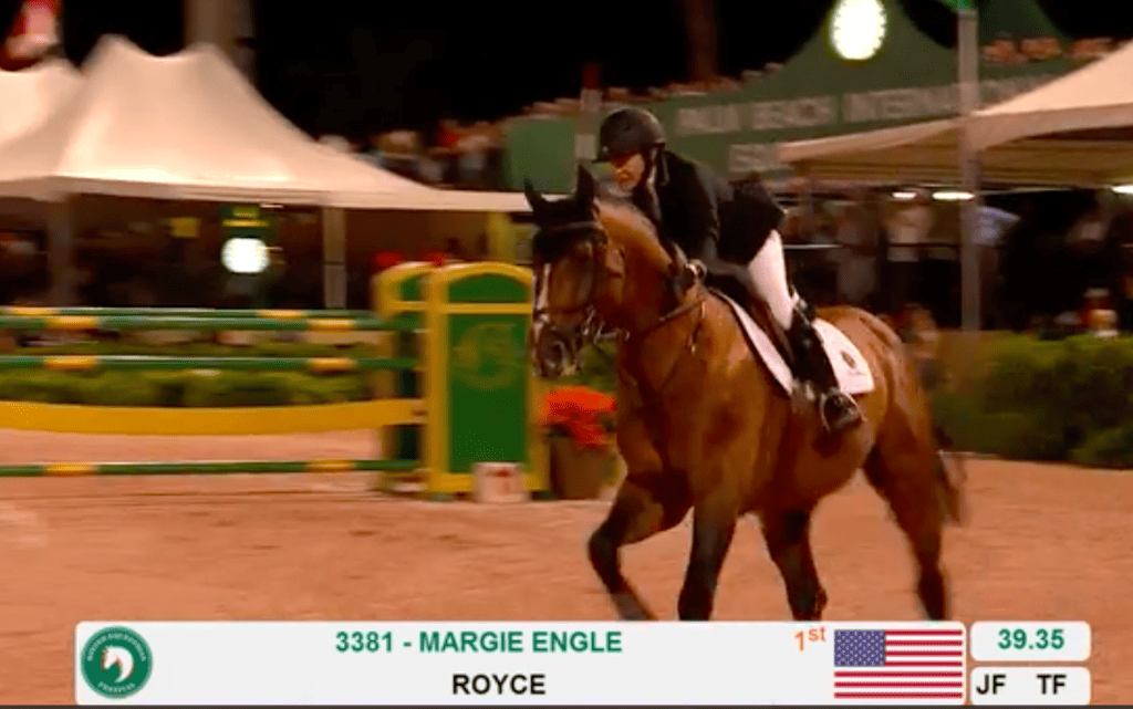 Margie Engle wins on Royce