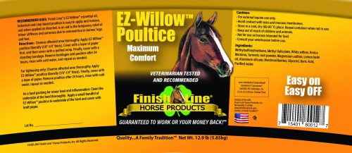 EZ Willow Poultice Label