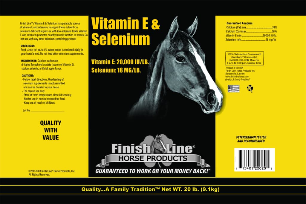Vitamin E & Selenium Finish Line® Horse Products, Inc