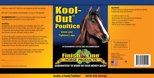 Kool Out Poultice label